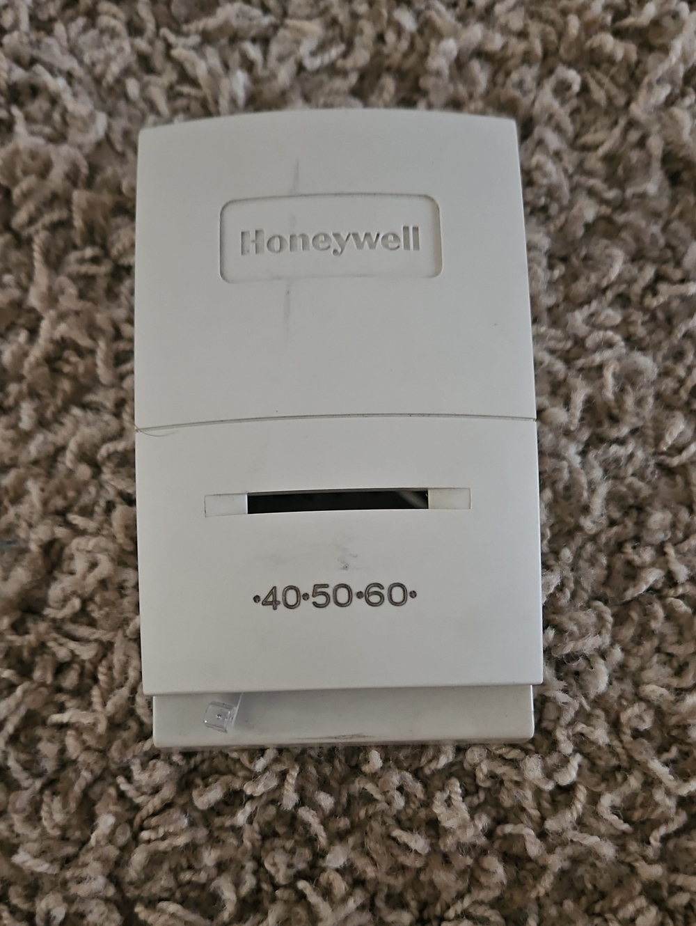 Honeywell White Thermostat Control - 40/50/60 Settings